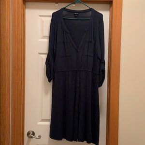 💚 Hunter green Torrid shirt dress size 2